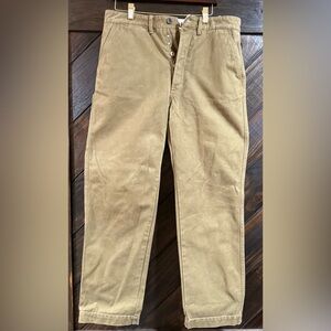 Chesapeakes Italy trousers in olive cotton canvas